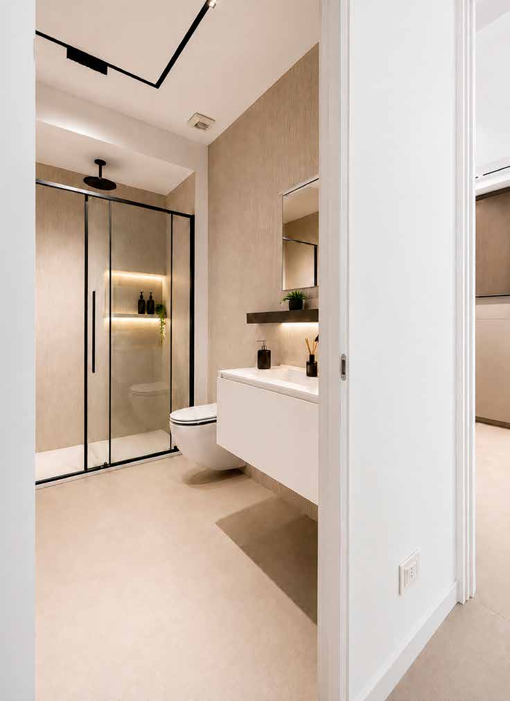 Bagno realizzato con il sistema MONO