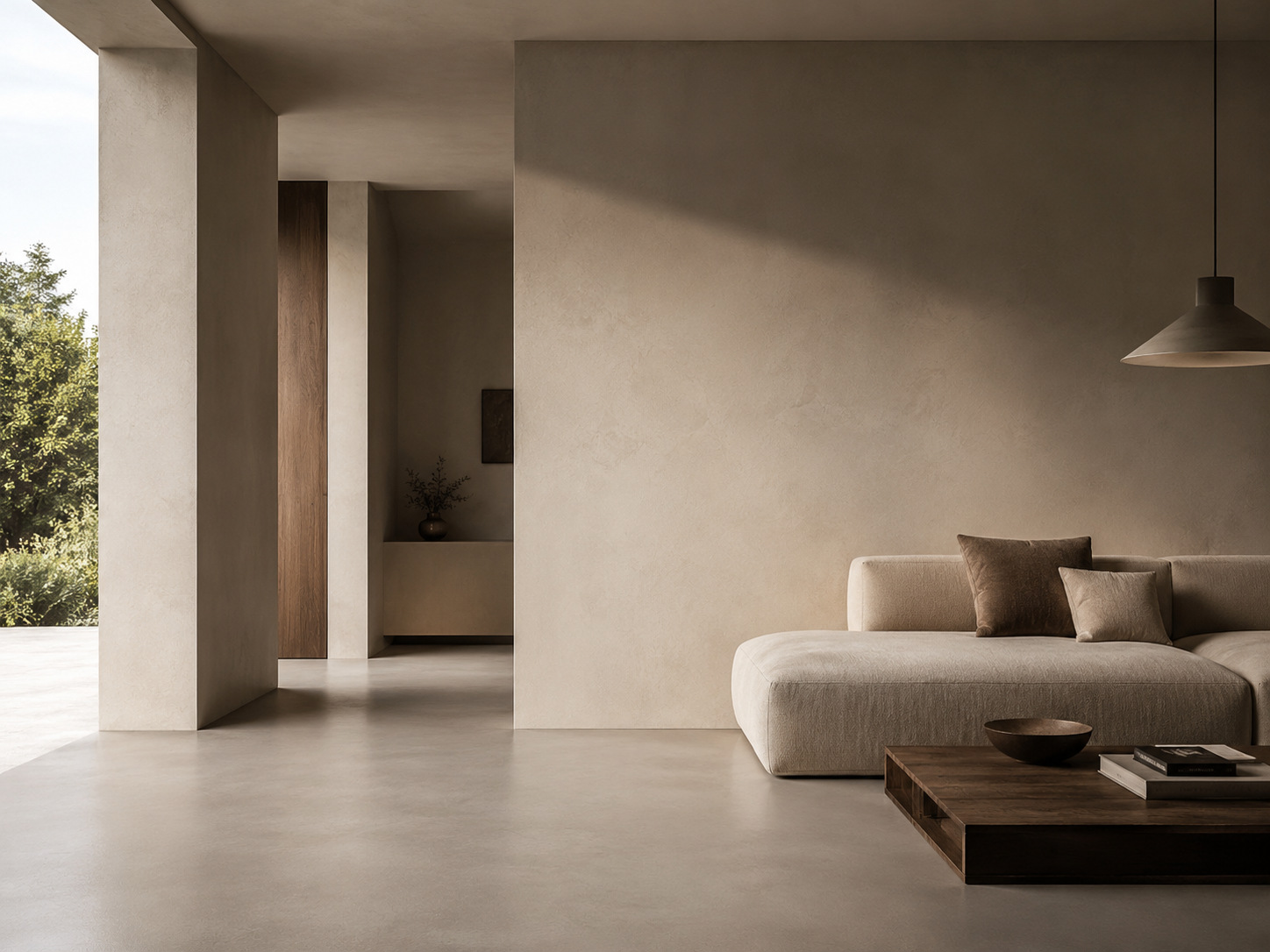 Ambiente contemporaneo con superficie continua NORMA